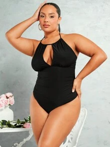 SHEIN BAE Summer Clothes Spring Break Cheap Clothes Backless - Black - View 1