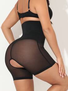 Ropa Interior Moldeadora De Cintura Alta Para Mujer Con Botones