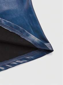 ROMWE Street Life Laser Fabric Sexy Off The Shoulder Tight Fit Women's Top - Multicolor - View 4