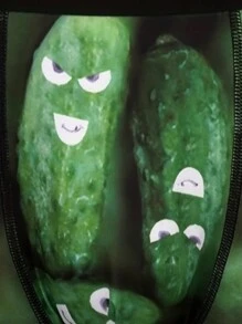 3pcs Cucumber Print Men'S Boxer Briefs - Dark Green - View 6