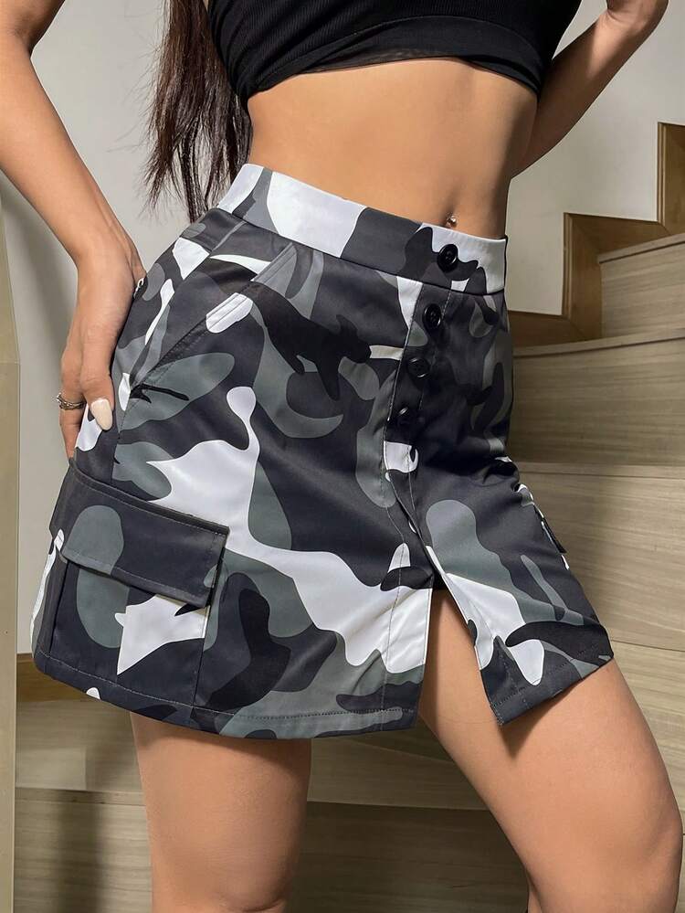 Camouflage Utility Skirt