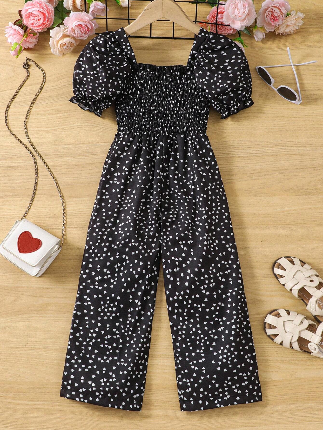 Ensemble décontracté 2 pièces à motif fleur - Amour De Bébé Ensemble décontracté 2 pièces à motif fleur - Amour De Bébé