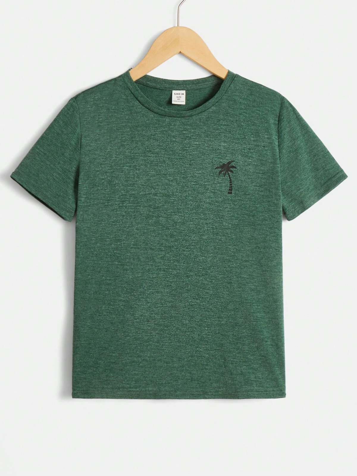 T-shirt Pour Garçon De Tweed 2 Pièces À Épaules Tombantes, Avec Lettres Et Rayures 2