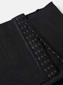 Ropa Interior Moldeadora De Cintura Alta Para Mujer Con Botones