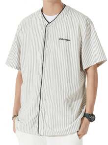 Vintage Men's Baseball Shirt - Beige - View 3