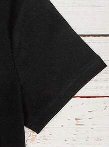 Casual Women's Fashion Versatile Letter Crown Print Short Sleeve T-Shirt And Leggings Set