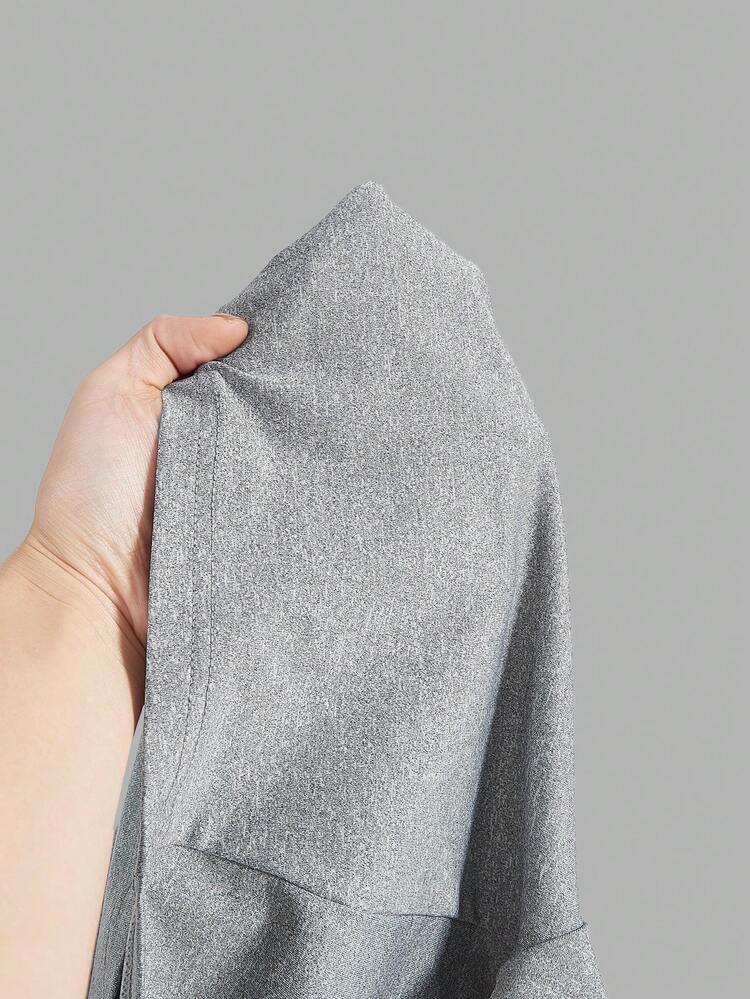 Women's Plus Size 2024 Spring/Summer Valentine's Day Heart Print Short Sleeve T-Shirt With Rhinestone Embellishment, 3pcs/Set