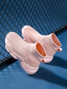 Zapatillas Deportivas De Corte Alto Transpirables Para Niños Para Actividades Al Aire Libre - Rosa - Ver 5