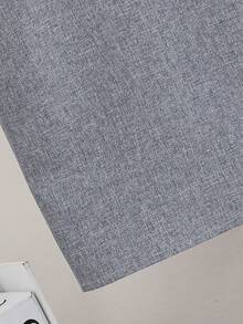 SHEIN Tween Boys' Casual Stand Collar Polo Shirt And Shorts Set