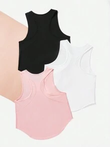 Velisys Velisys 女士纯色瑜伽健身背心健身衫 - 彩色 - 查看 2