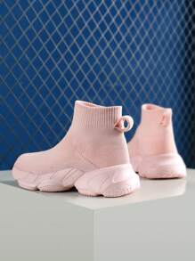 Zapatillas Deportivas De Corte Alto Transpirables Para Niños Para Actividades Al Aire Libre - Rosa - Ver 2