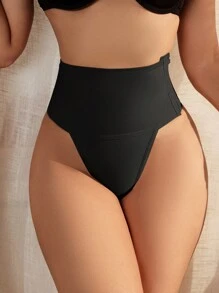 NudeFit Mujeres Panties Moldeadores de Body con Control Abdominal con Botones y Estilo Tanga