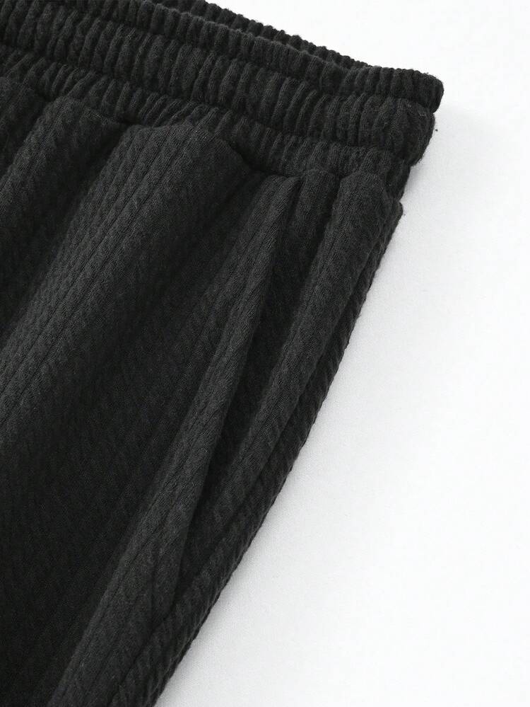 Men's Drawstring Straight Pants