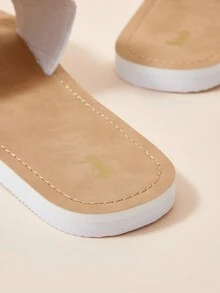 SheIn VCAY 女式塑膠拖鞋 - 彩色 - 查看 5