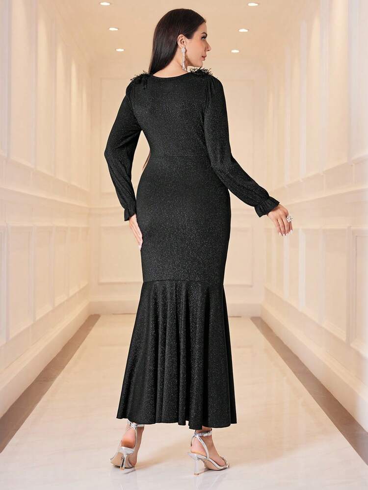 Women's Patchwork Mermaid Dress