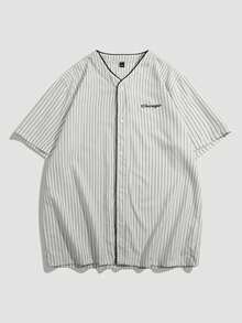 Vintage Men's Baseball Shirt - Beige - View 4