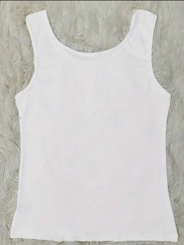 Women's Digital Painting Pleated Tank Top