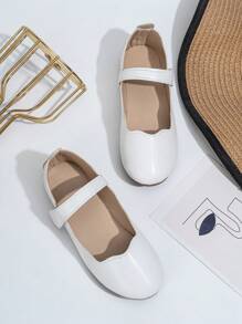 兒童3d波浪設計舒適時尚女孩平底鞋