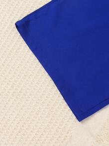 SHEIN Tween Girls' Floral Printed Ruffle Hem Cap Sleeve Top And Shorts Two Pieces Set - Blue - View 9