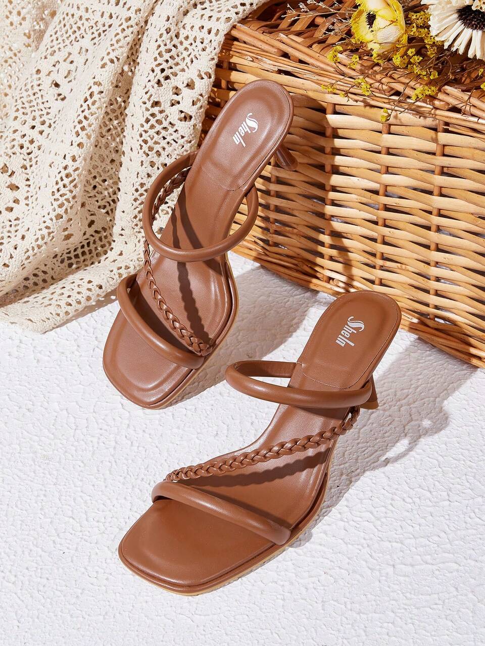 Women's Fashionable & Comfortable High Heel Sandals For Outdoor Wear