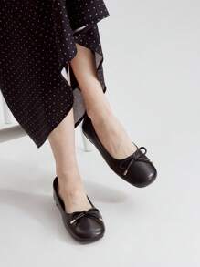 MOTF PREMIUM BOWKNOT DECOR WOMEN'S FASHION FLAT SHOES VACATION SHOES SUMMER