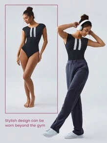 GLOWMODE FeatherFit™ Best Angles Cap Sleeve Adjustable Bodysuit Low Impact Daily Valentine's Day Love