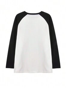 Của phụ nữ Áo thun Với Tay Raglan - trắng - Xem 2