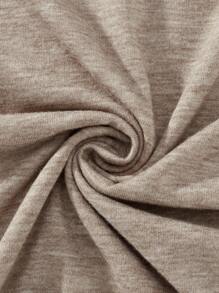 INAWLY Pattern Printed Short Sleeve Regular Fit T-Shirt Graphic Tees Women Tops - Khaki - View 7