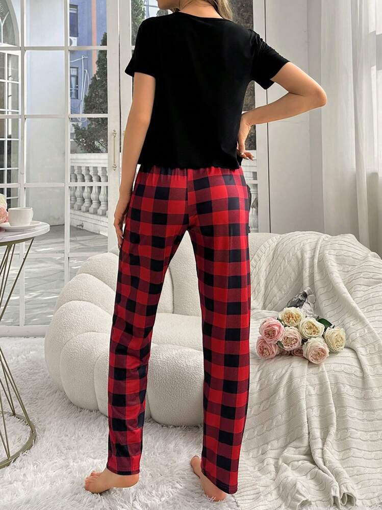 SHEKINI Conjunto De Pijama De Manga Larga Con Botones Y