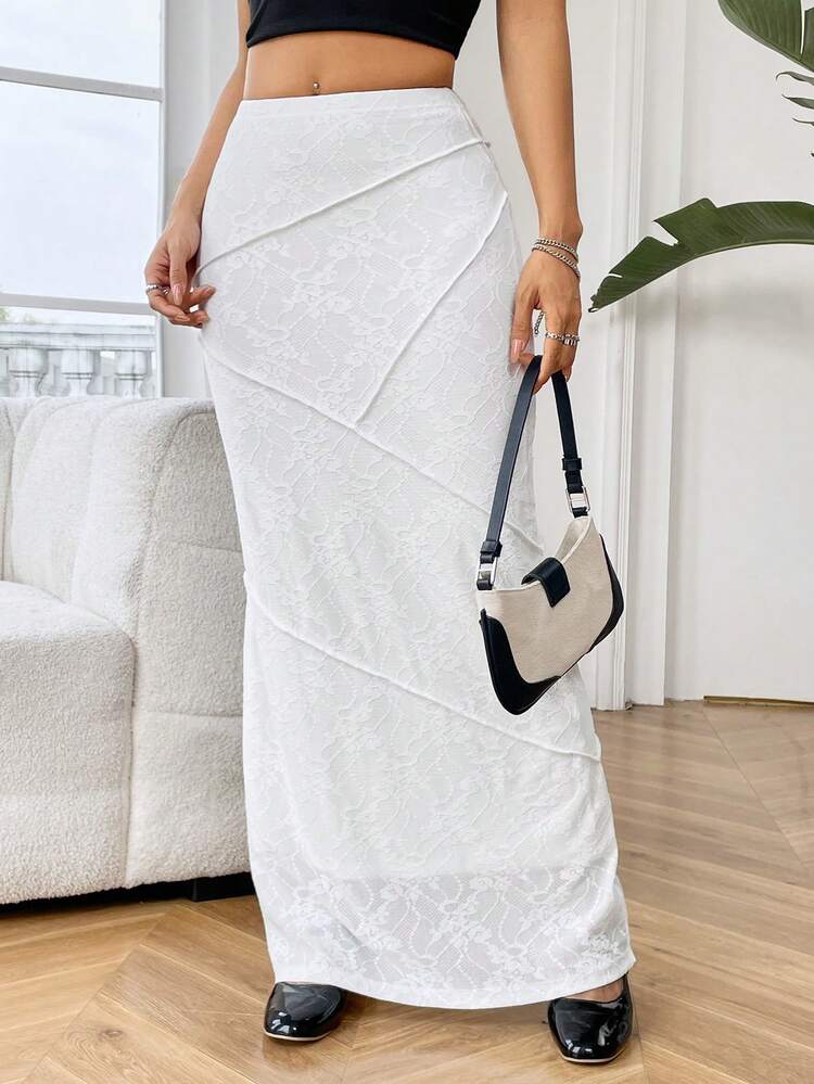 Women's Textured Long Skirt Fall Cloth For Women