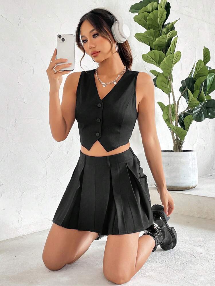 Ladies' Solid Color Suit Set