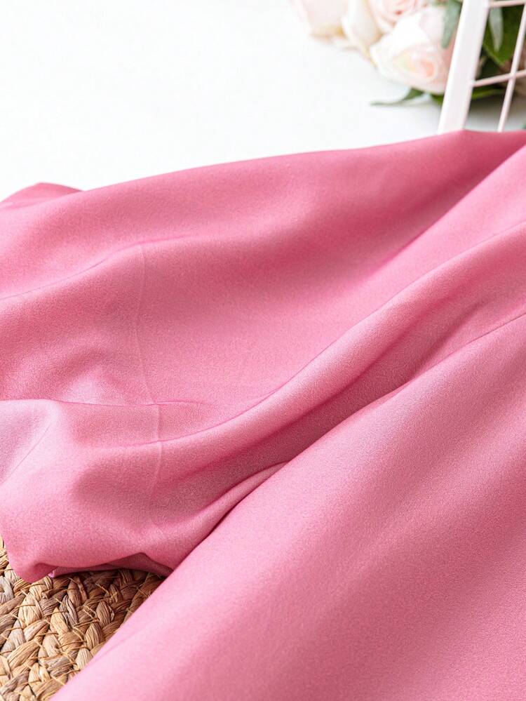 Plus Size Keyhole Neck Gradient Color Dress