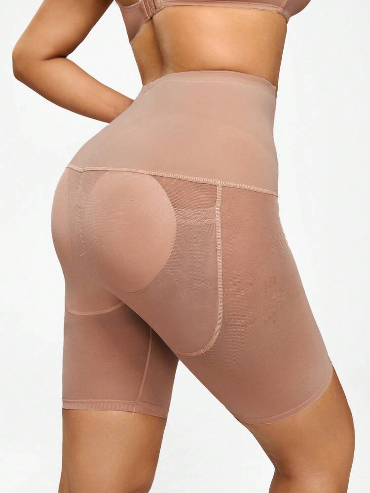 Women's Contrast Mesh Bodysuit Shapewear Bottom