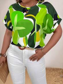 EMERY ROSE Kích thước lớn Vòng cổ Áo sơ mi - Nhiều màu - Xem 6