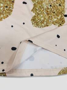 INAWLY Women's Eye Printed Cropped Tank Top - Beige - View 4