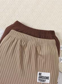 Baby Girl 2pcs/Set Casual And Cute Split Hem Skirt For Daily Wear In Spring And Summer - Multicolor - View 4