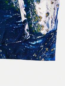 男士青少年時尚街頭風格 3d 印花長褲 - 彩色 - 查看 4