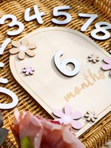 Newborn Baby Month Card Little Daisy Milestone Growth Commemorative Card - Multicolor - View 8