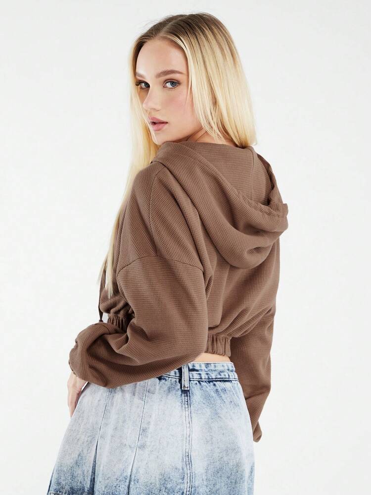Women's Zip Front Hooded Sweatshirt