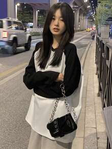 Của phụ nữ Áo thun Với Tay Raglan - trắng - Xem 4