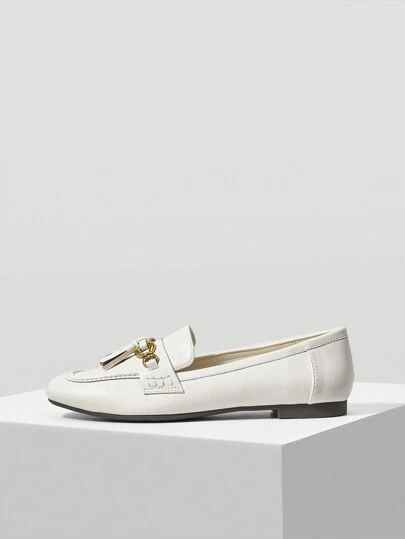 MOTF PREMIUM 流蘇女士平底鞋，假日鞋，夏季促銷