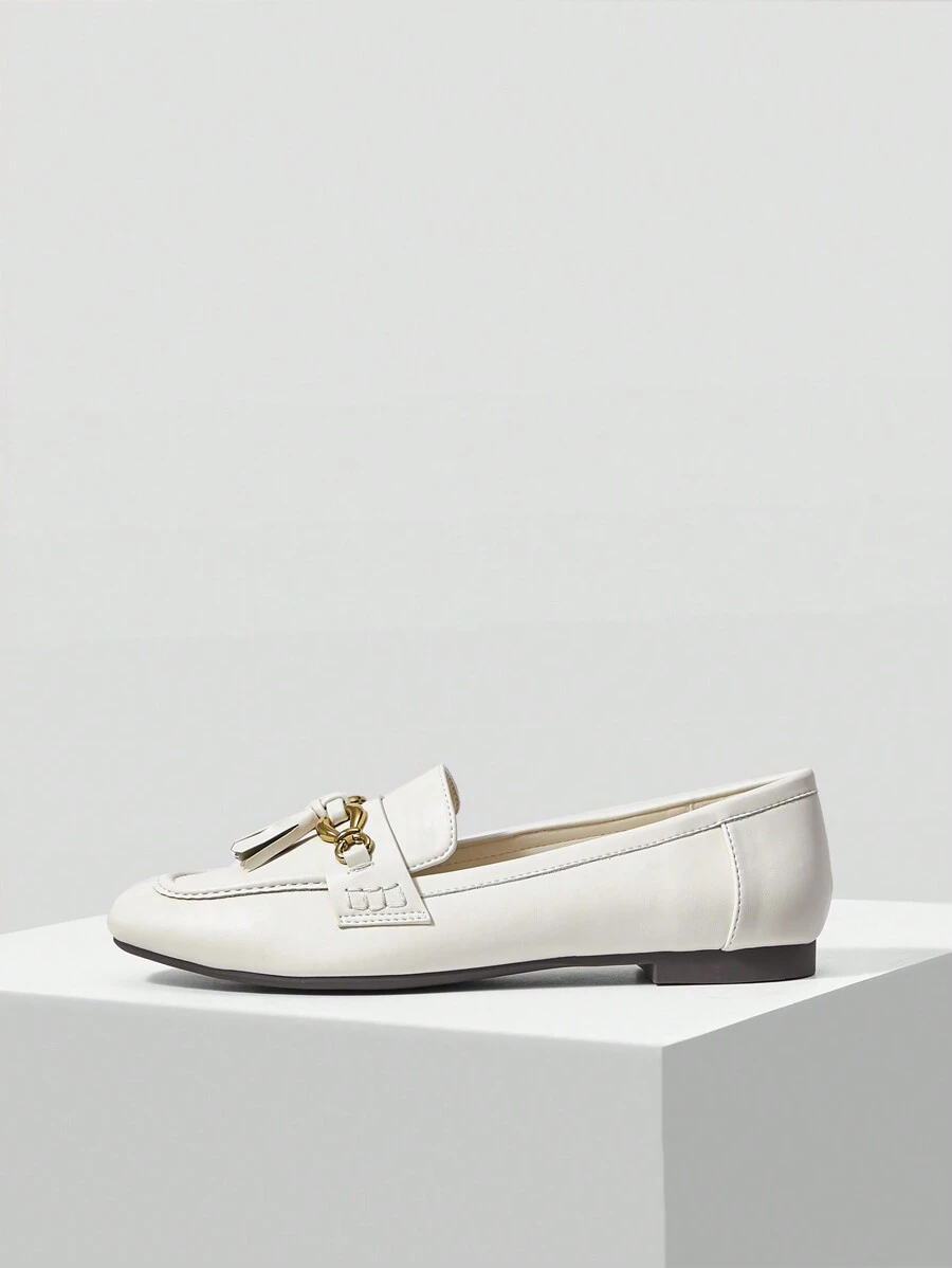 MOTF PREMIUM 流蘇女士平底鞋，假日鞋，夏季促銷