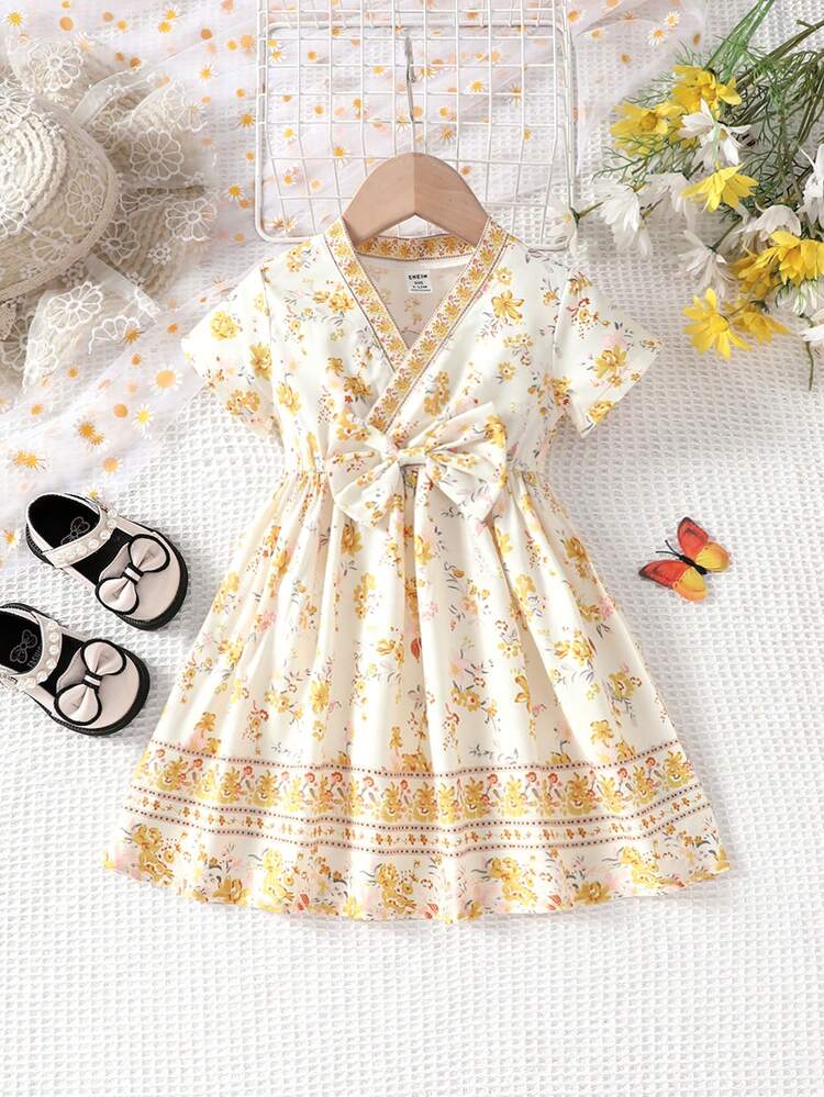 Style Baby Girl Bowknot Dress
