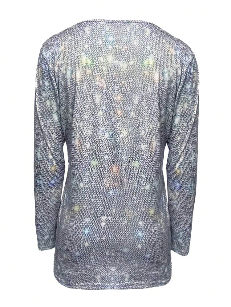 Women's Printed Casual T-Shirt Fall Cloth For Women