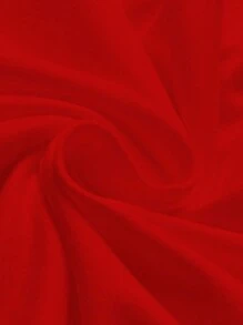 Sparklyn Áo thun in hình trái tim tối giản, thường ngày dành cho bé gái, thích hợp mặc mùa hè, đi học, hoạt động ngoài trời, cắm trại, mặc hàng ngày - Đỏ - Xem 3