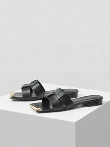 MOTF PREMIUM WOVEN COMFORTABLE FLAT SANDALS FOR WOMEN VACATION, SUMMER SPRING SHOES SPRING BREAK EASTER