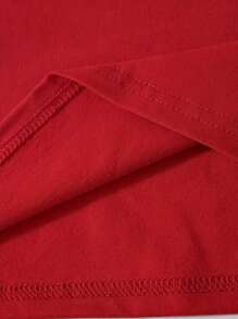 INAWLY 情人節愛心印花t恤 - 紅色 - 查看 5