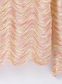 SHEIN Fashionable Tween Girl Spring/Summer Pullover Sweater - Multicolor - View 5