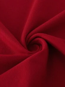 SHEIN 1 Piece Of Cool Spider Slogan Letter Pattern Printed Basic Round Neck Short-Sleeved T For Tween Boys - Burgundy - View 3