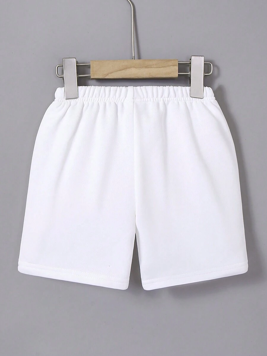 SHEIN Pantalones Cortos unicolors Juveniles De Verano En Colores Casuales